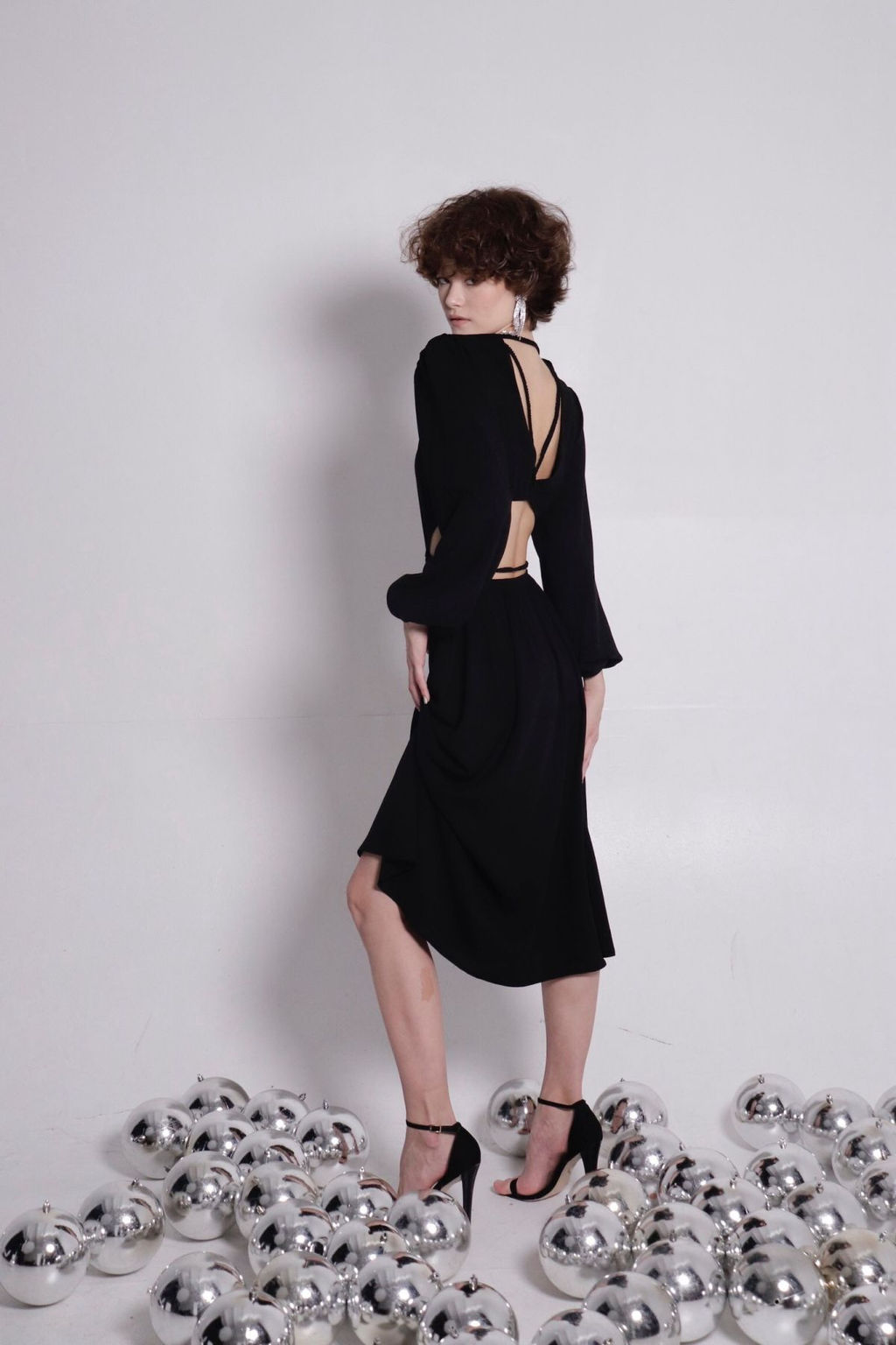 11278 Платье чёрное - Martichelli фото 3