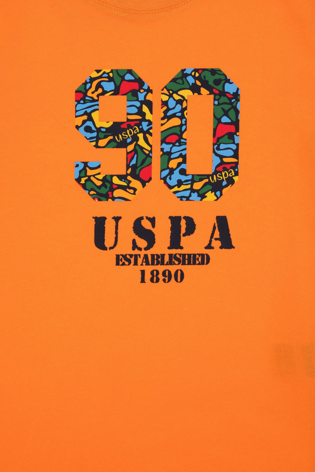Erkek _ocuk Turuncu Bisiklet Yaka Ti__rt Sepette S_rpriz _ndirim - U.s. polo assn фото 3