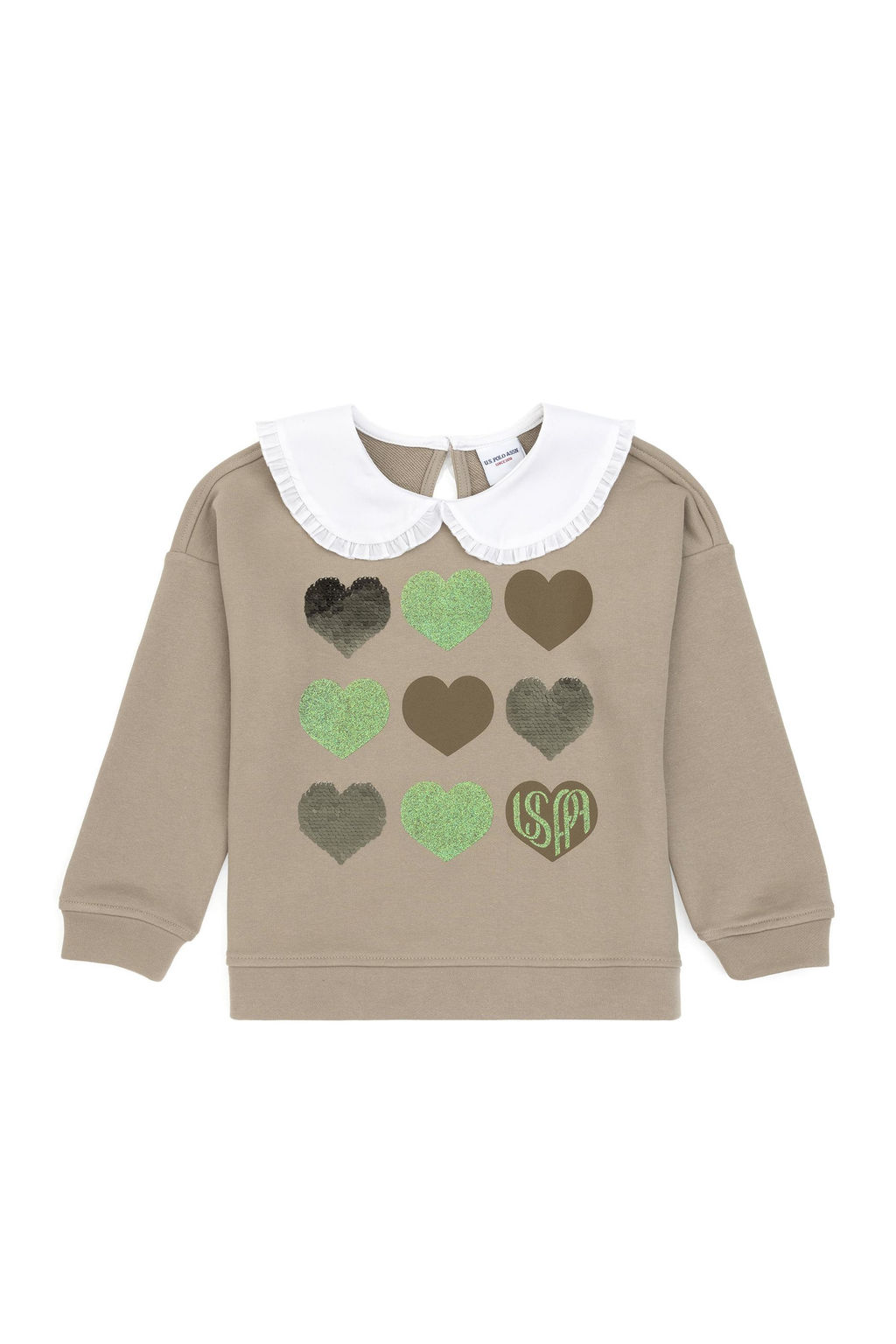 K_z _ocuk A__k Haki Sweatshirt - U.s. polo assn фото 3