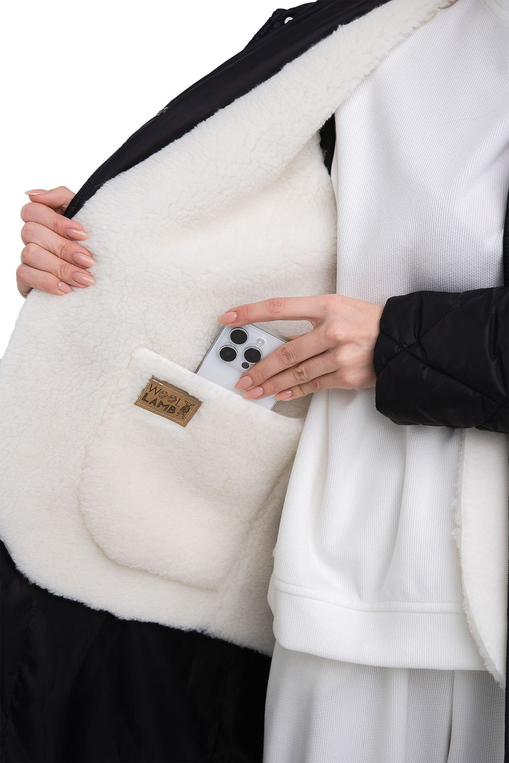 Жилет 3 в 1 (носи, как: домашний жилет / меховую подкладку / верхний слой одежды)