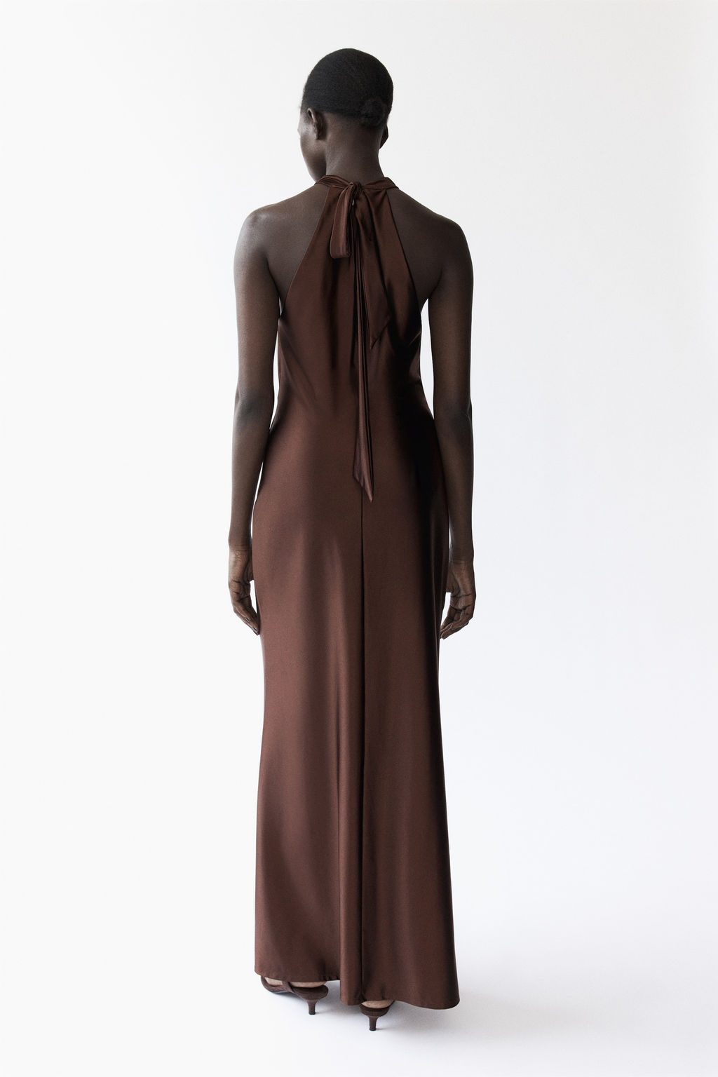 Maxivestido con escote drapeado - H&m фото 5