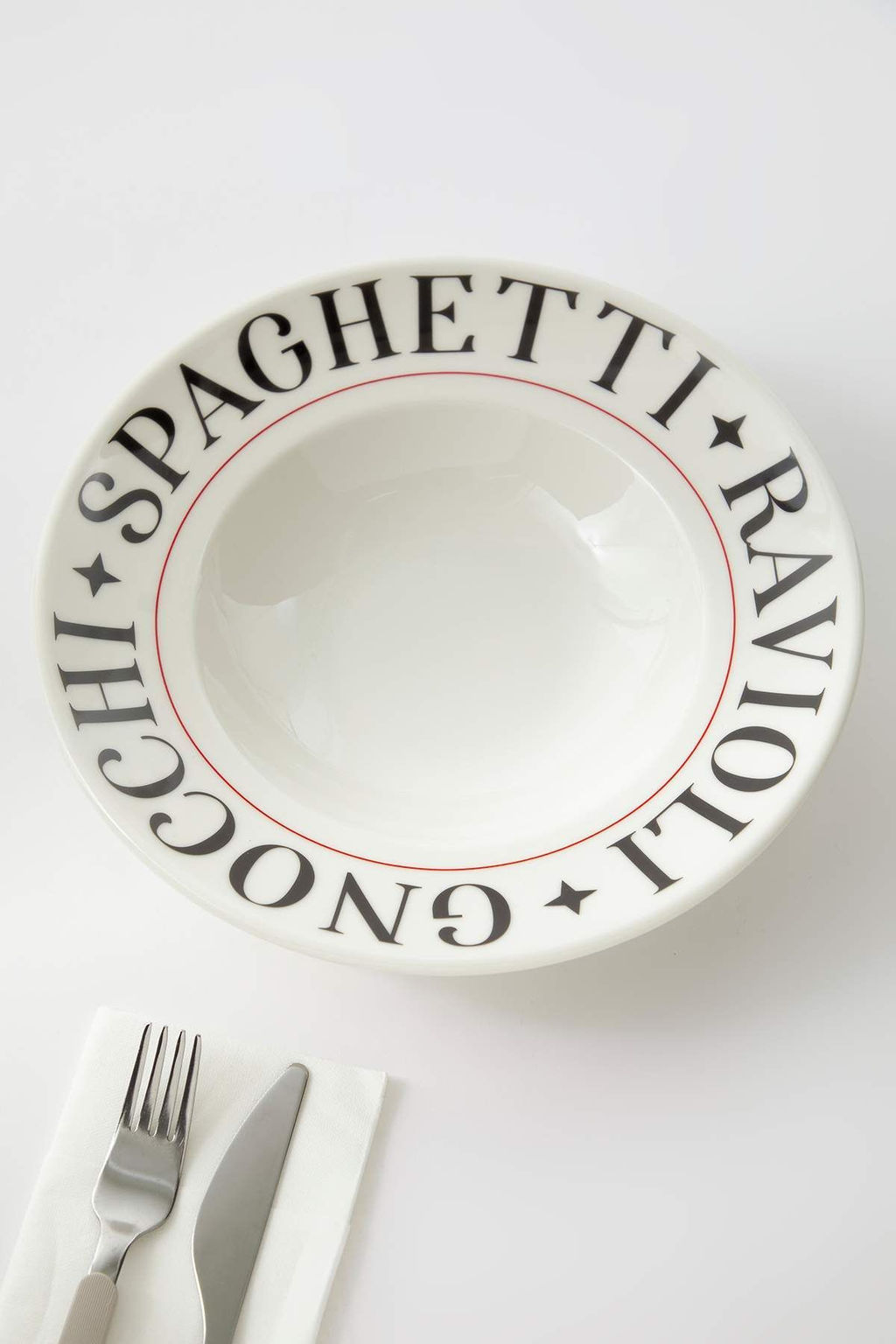 Bask?l? Tekli Porselen Makarna Tabag? TPHAW26KSE00001