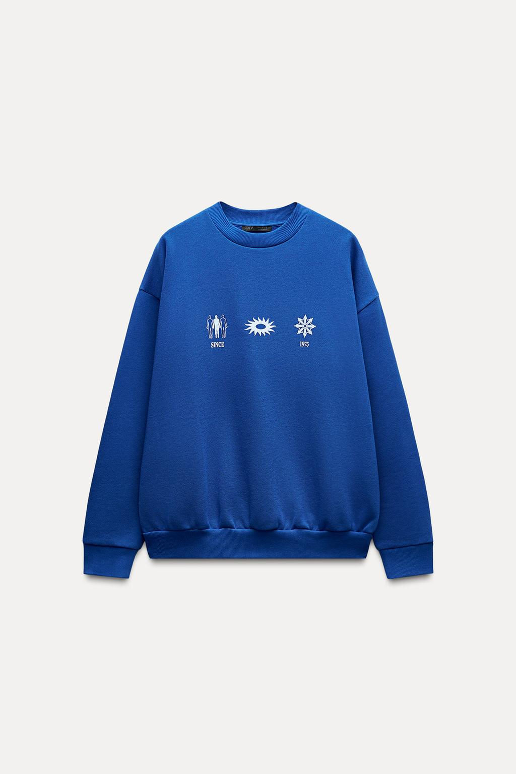 PRINTED SLOGAN SWEATSHIRT - Zara фото 2