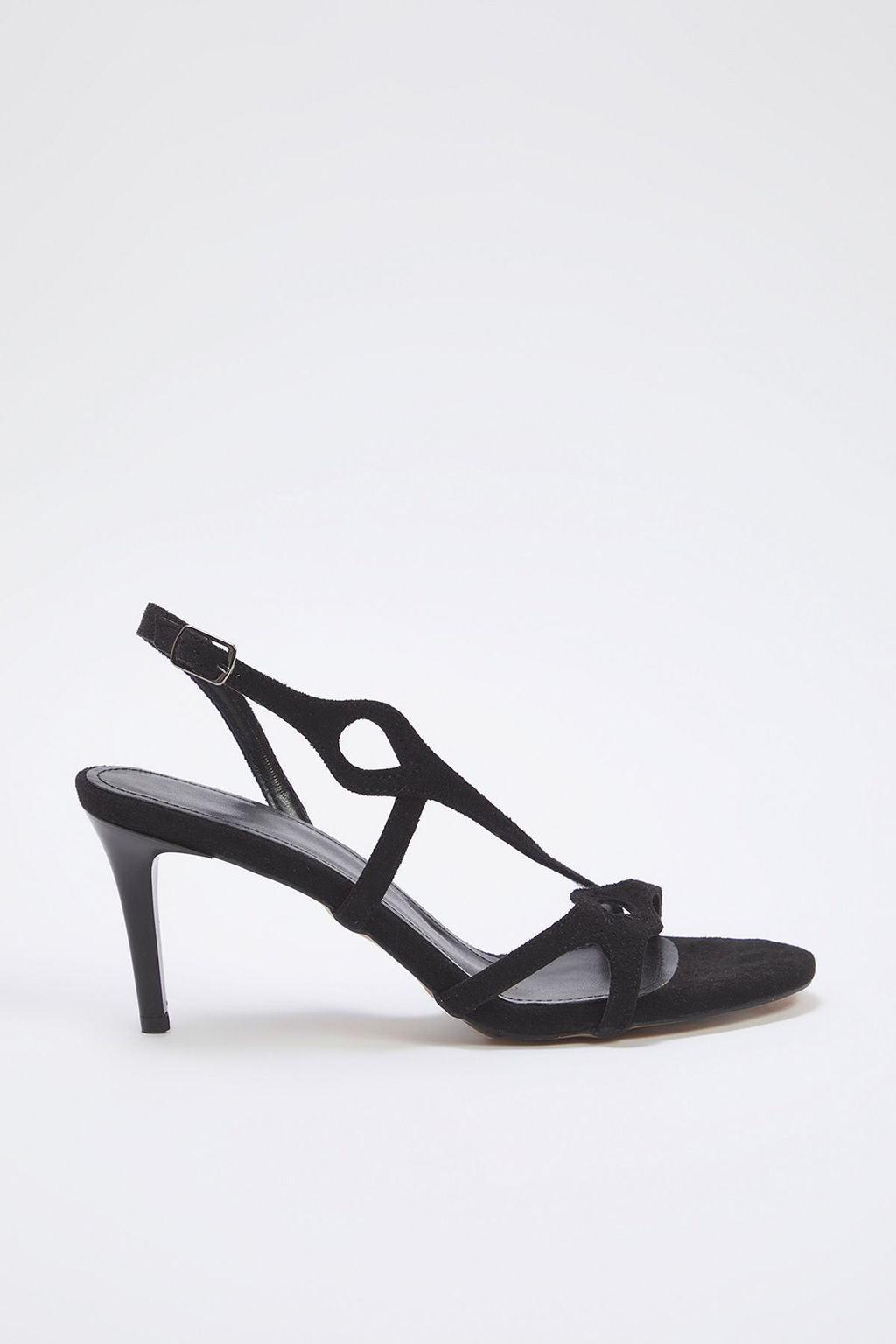 Trendyol Shoes Bej Lazer Kesim Suet Badem Burun Kad?n Ince Topuklu Sandalet TAKSS25TO00046 - Trendyolmilla фото 9
