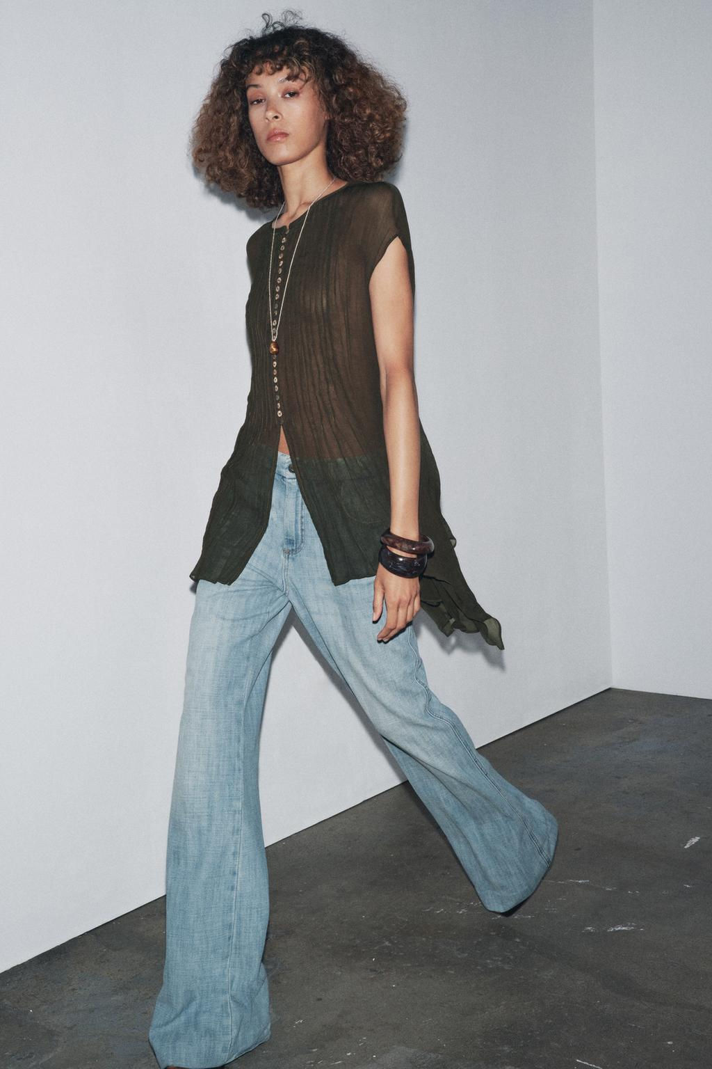 ZW COLLECTION COTTON GAUZE SHIRT