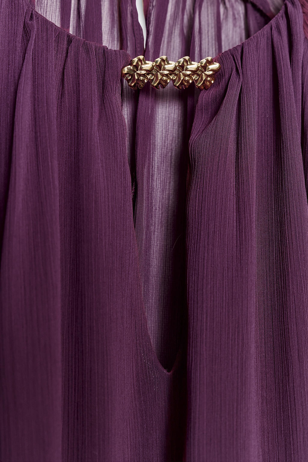 SEMI-SHEER BLOUSE WITH TRIM - Zara фото 8