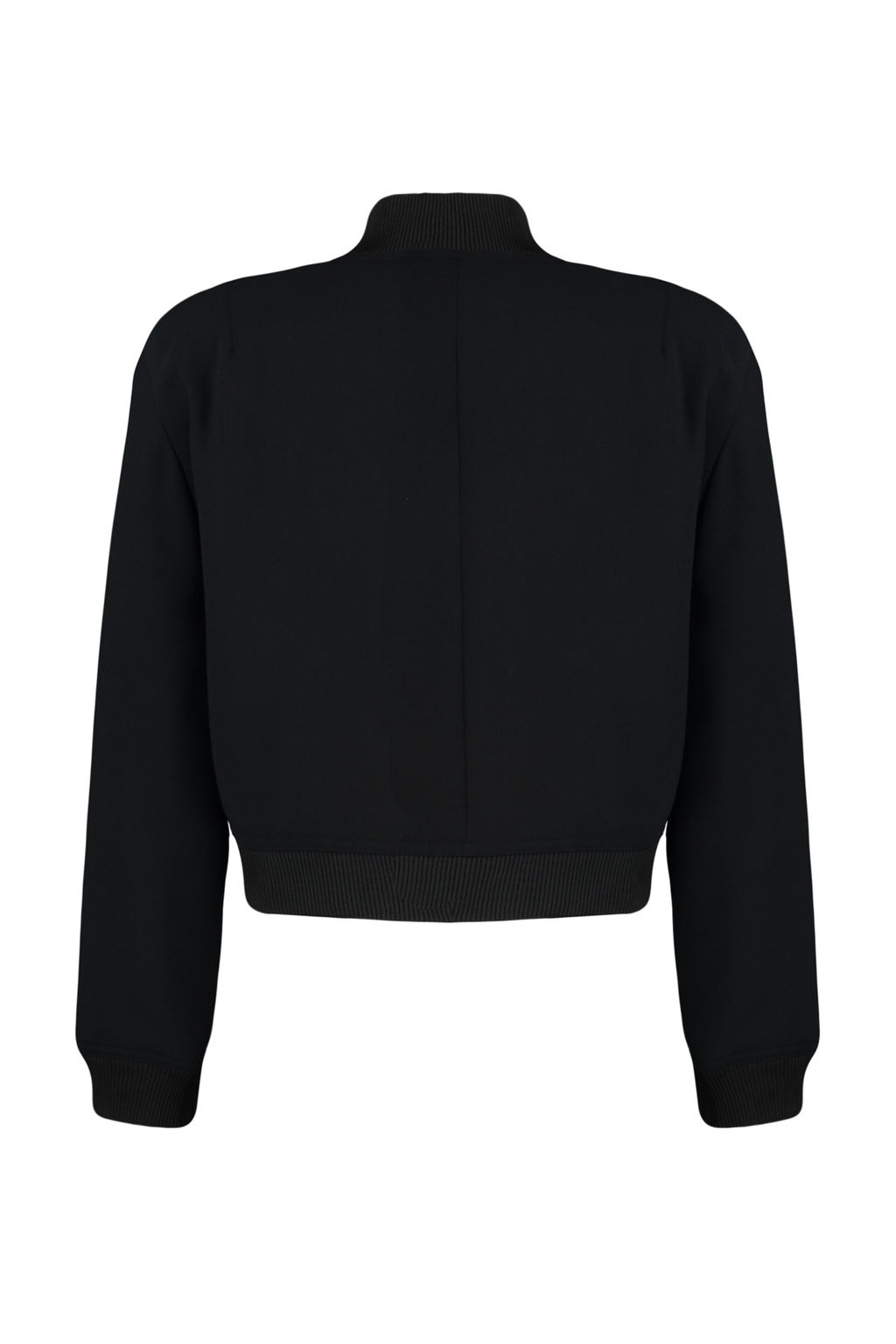 Siyah Premium Bomber Crop Dokuma Ceket TWOAW24CE00047 - Trendyolmilla фото 15