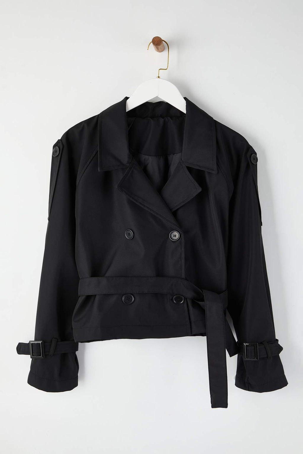 Tas Regular Buyuk Beden Trenckot TWOAW26BM00002 - Trendyolmilla фото 12