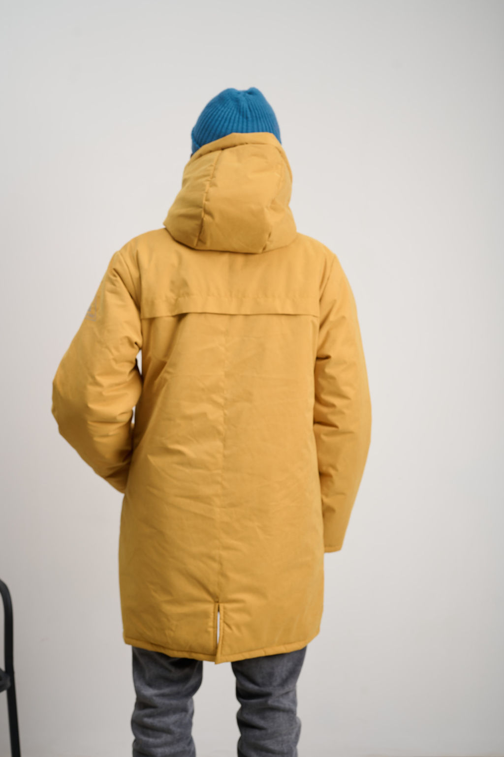 Парка мужская зимняя "Минимал" горчица