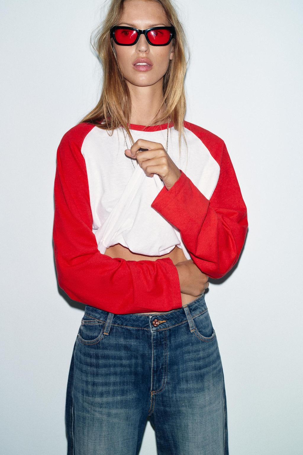 JEANS Z1975 STRAIGHT LOW-RISE FULL LENGTH - Zara фото 14