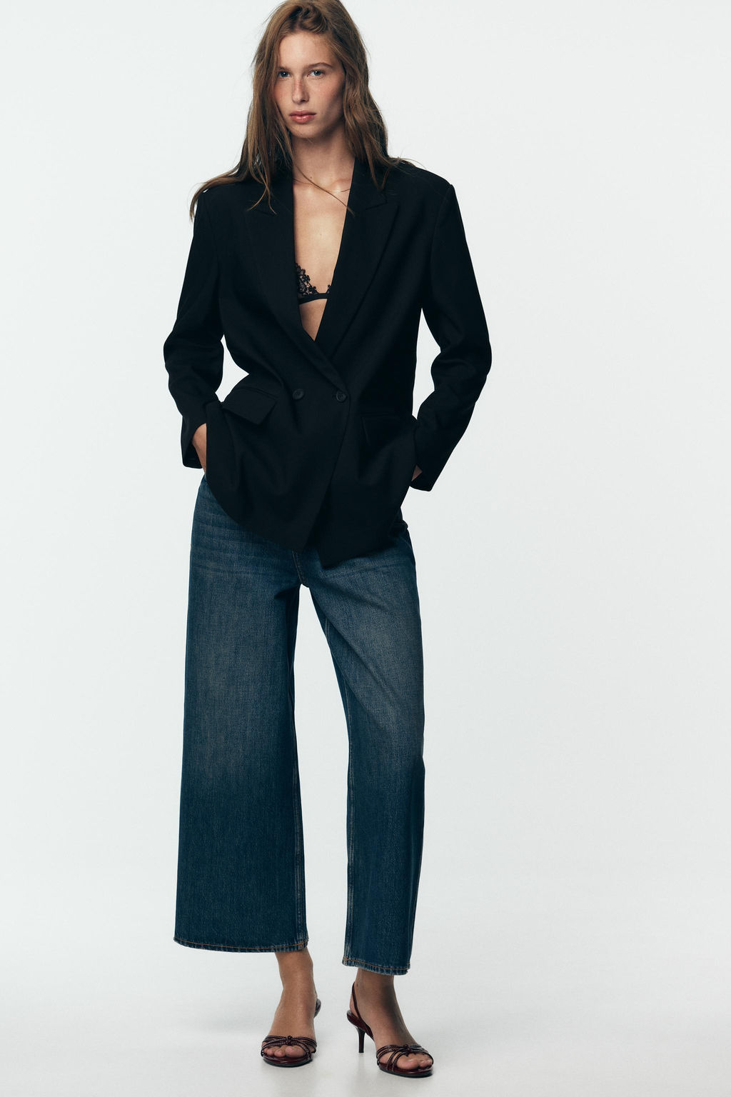OVERSIZED DOUBLE-BREASTED BLAZER - Zara фото 23