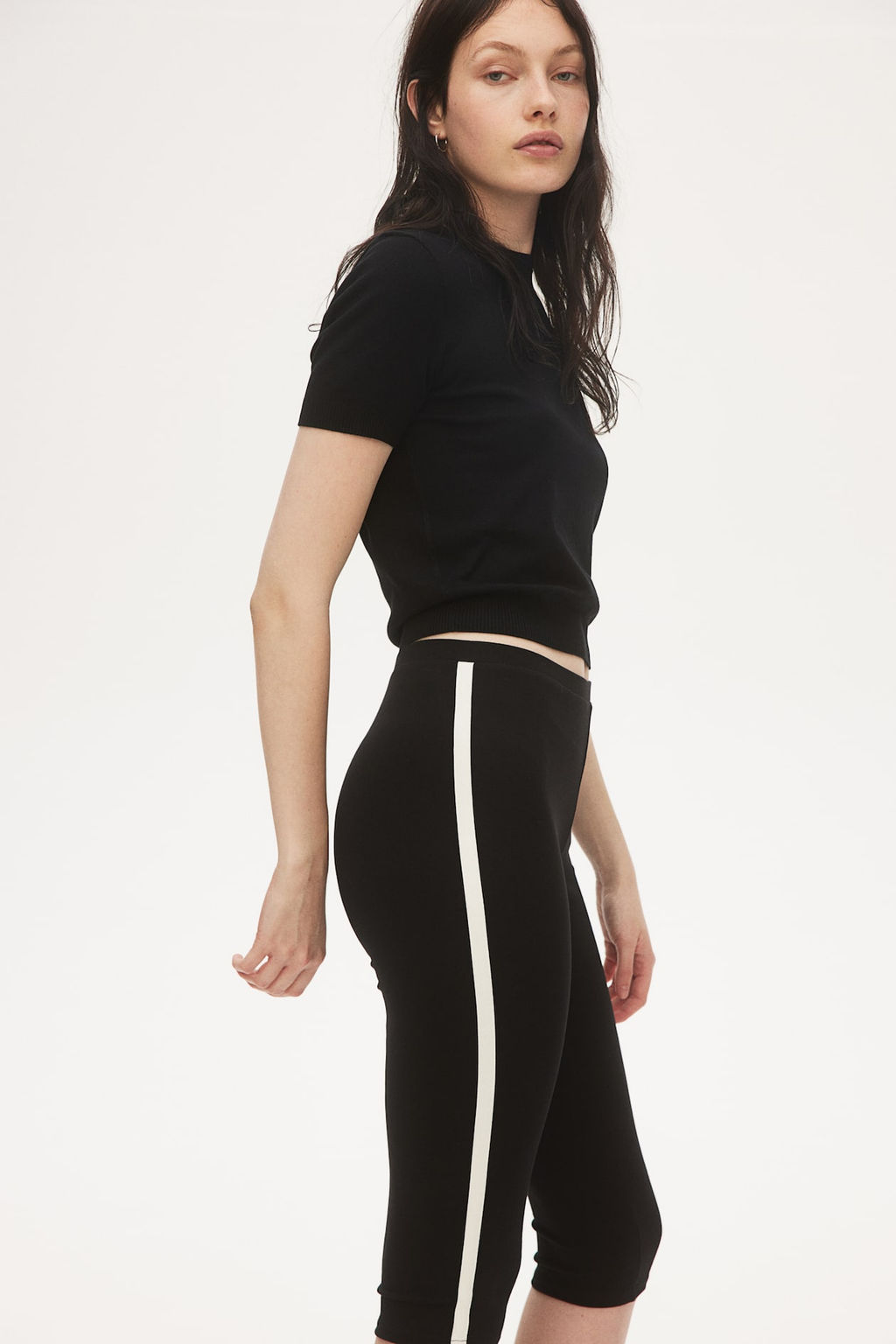 Leggings capri con franjas laterales - H&m фото 3