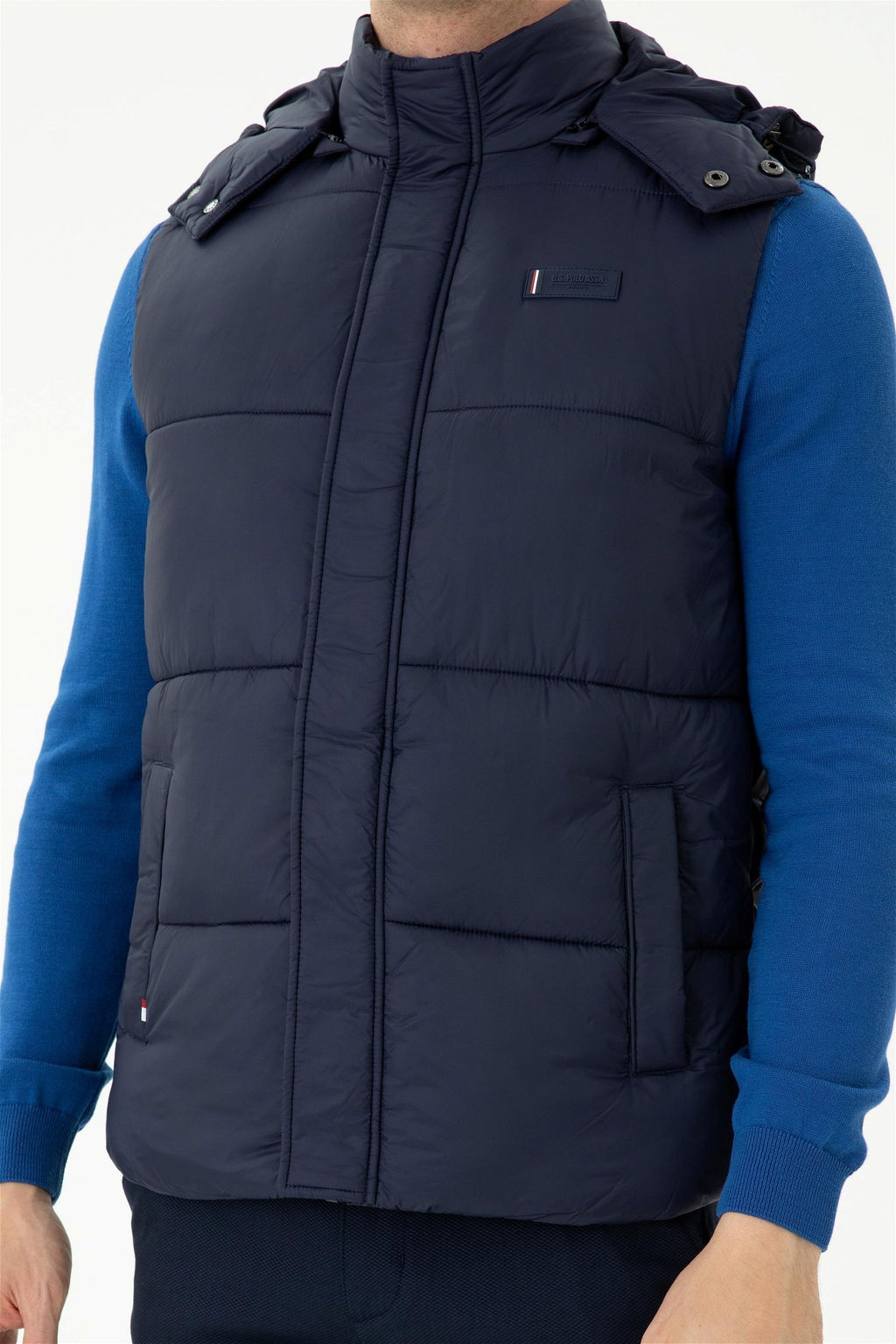 Мужской темно-синий жилет Неожиданная скидка в корзине - U.s. polo assn фото 6