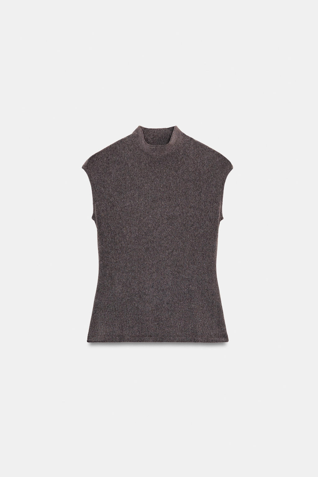 TOP SOFT CUELLO ALTO / marr?n vigor? - Zara фото 5
