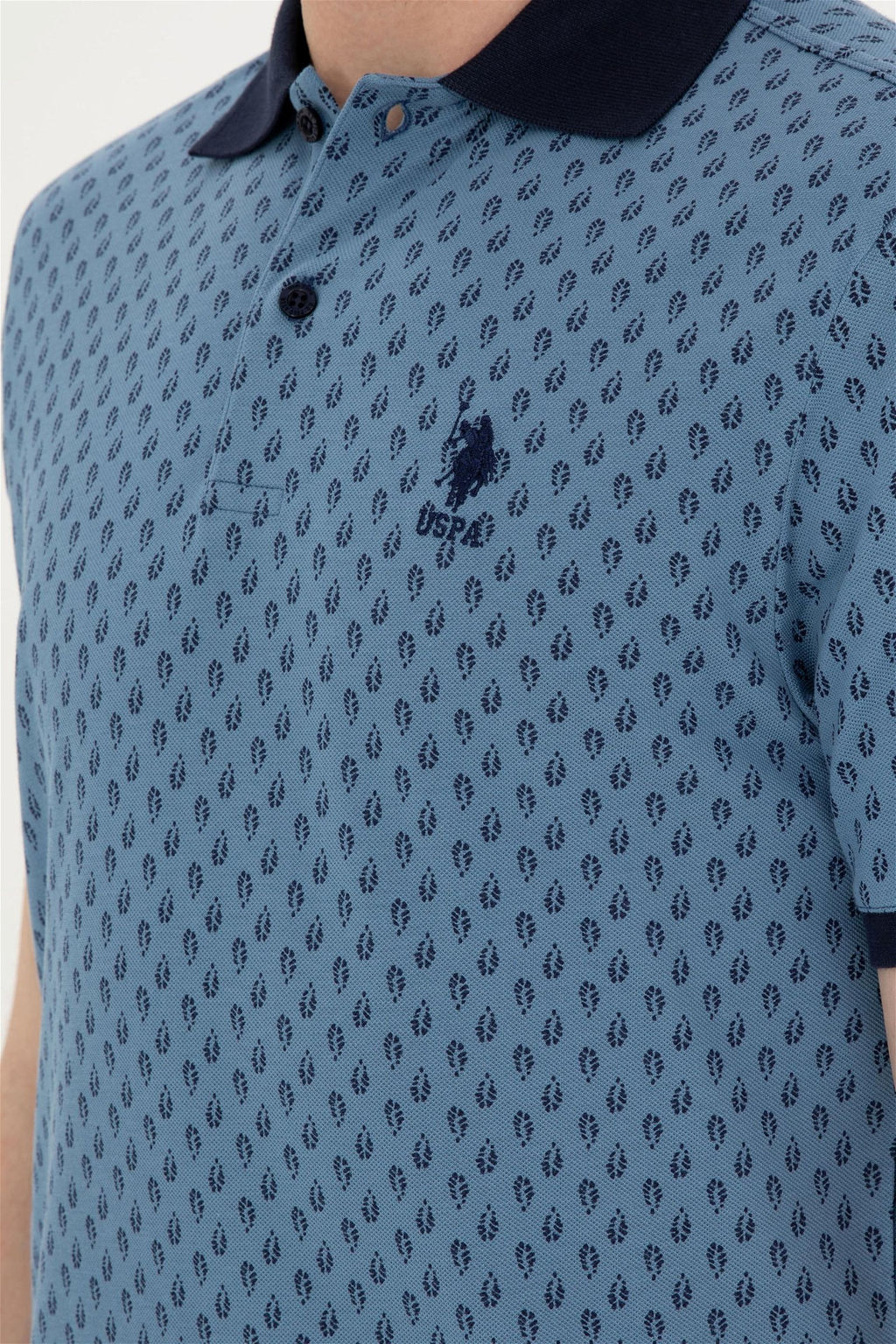 Мужская футболка цвета индиго Неожиданная скидка в корзине - U.s. polo assn фото 7