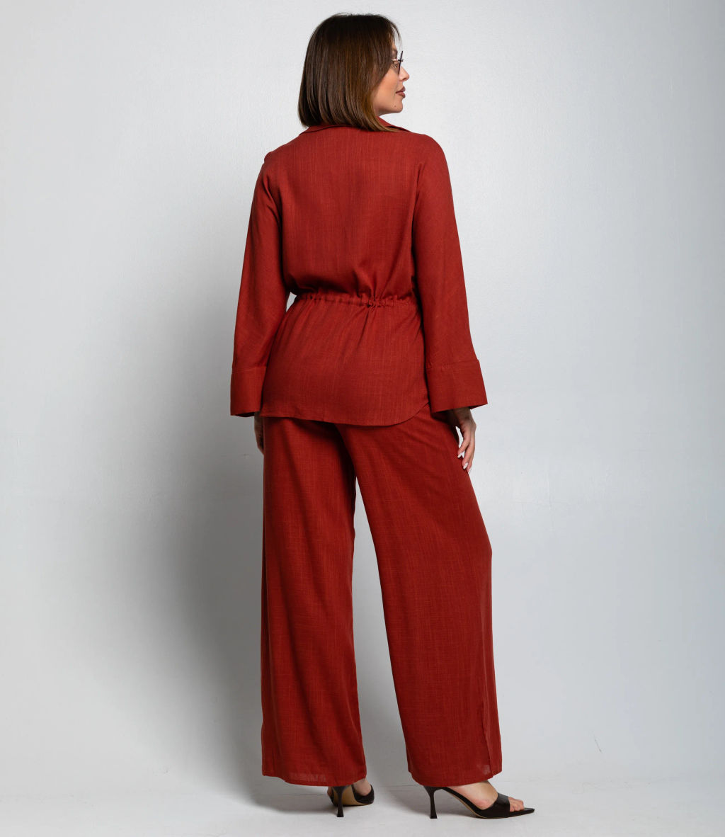 Костюм #ОКТ215002, терракотовый - Dommod фото 4