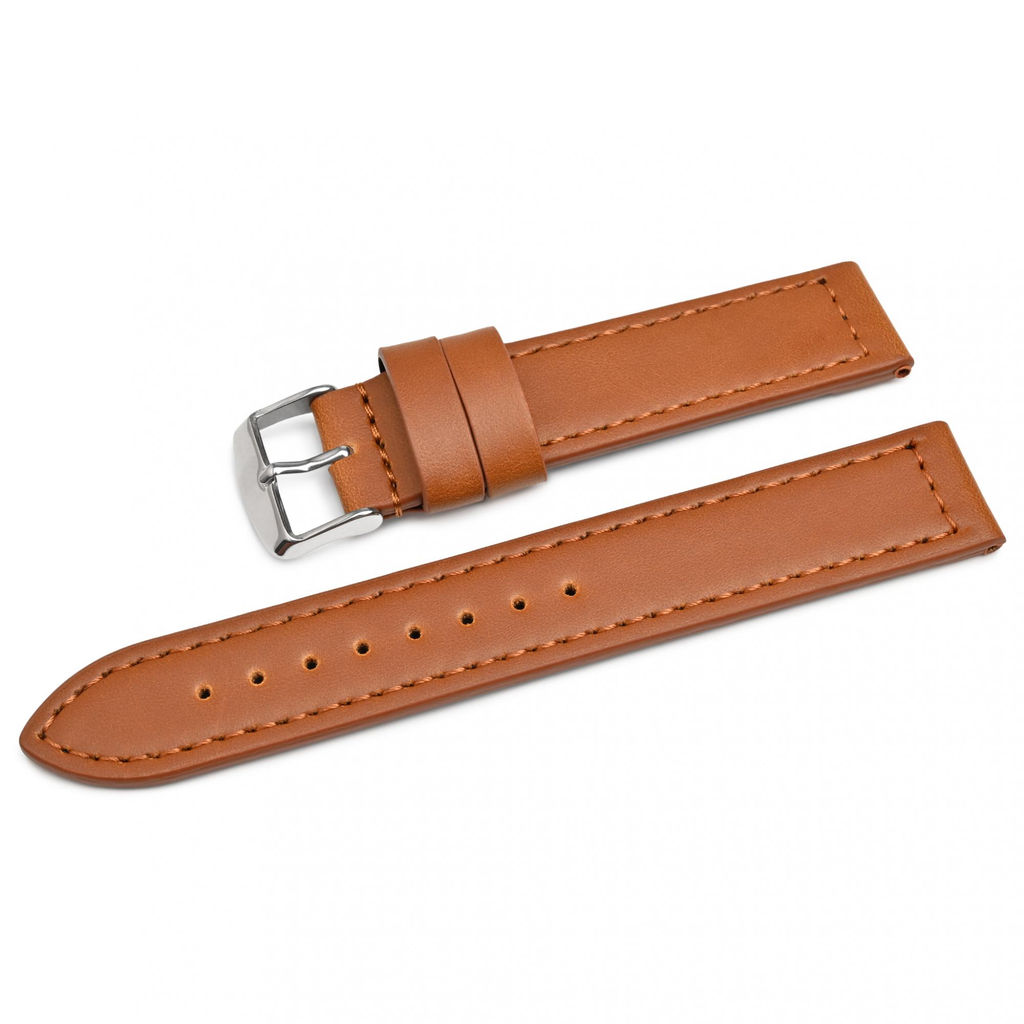 Ремешок натуральная кожа C22-18light-brown-XL