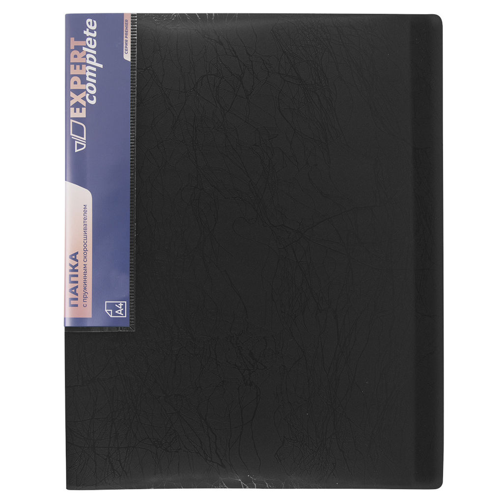 Expert Complete Premier Папка пруж.скоросш. A4 600 мкм 20 мм волокно 6 шт. черный new EC21053001