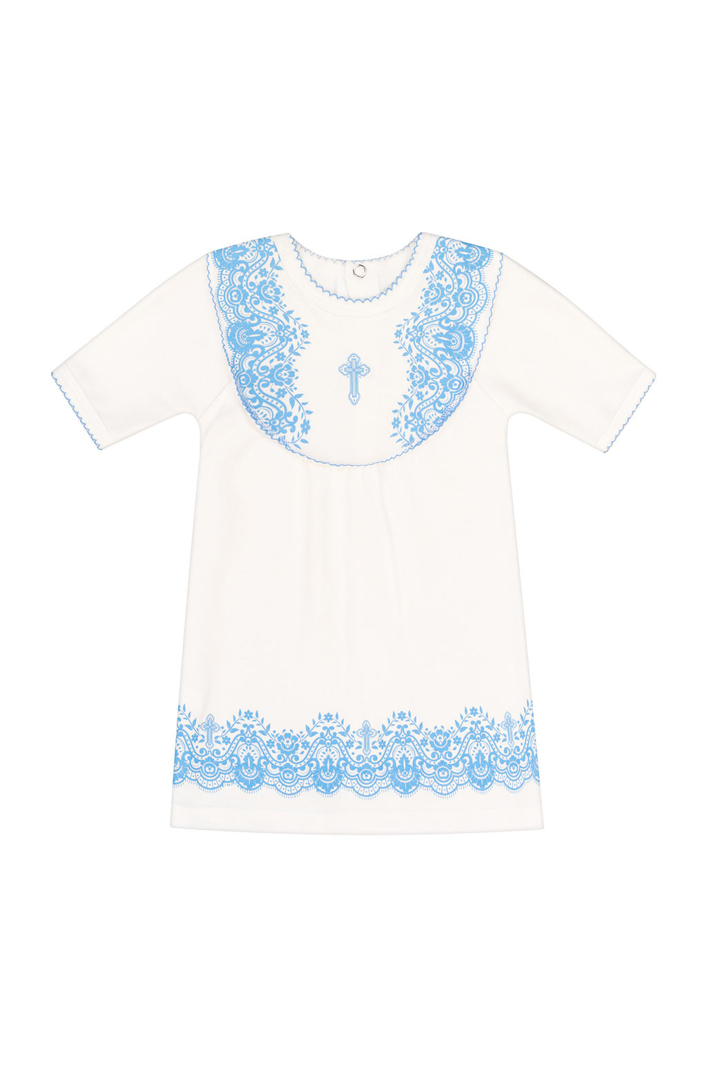 Комплект для крещения белыйголубой - Утенок фото 22