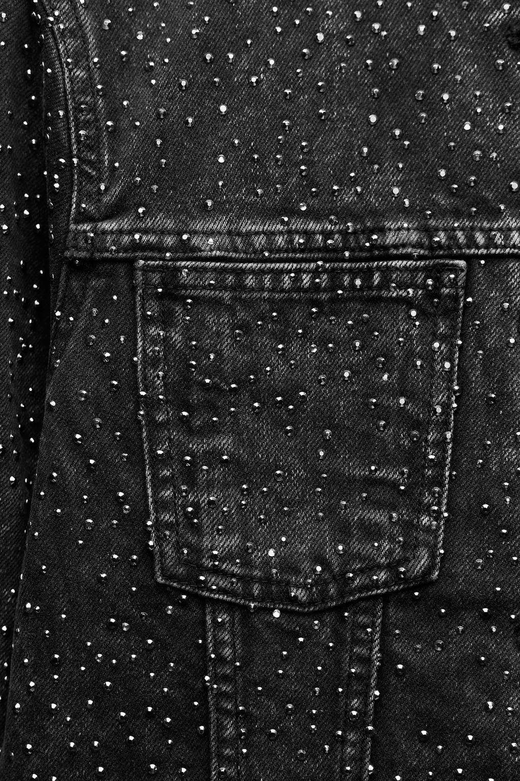 SEQUINNED DENIM JACKET ZW COLLECTION - Zara фото 8