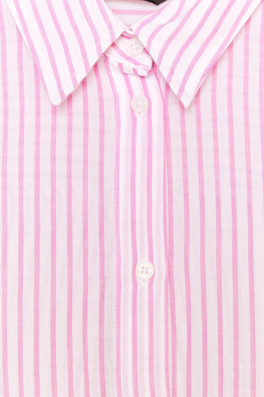 OVERSIZE STRIPED SHIRT - Zara фото 6