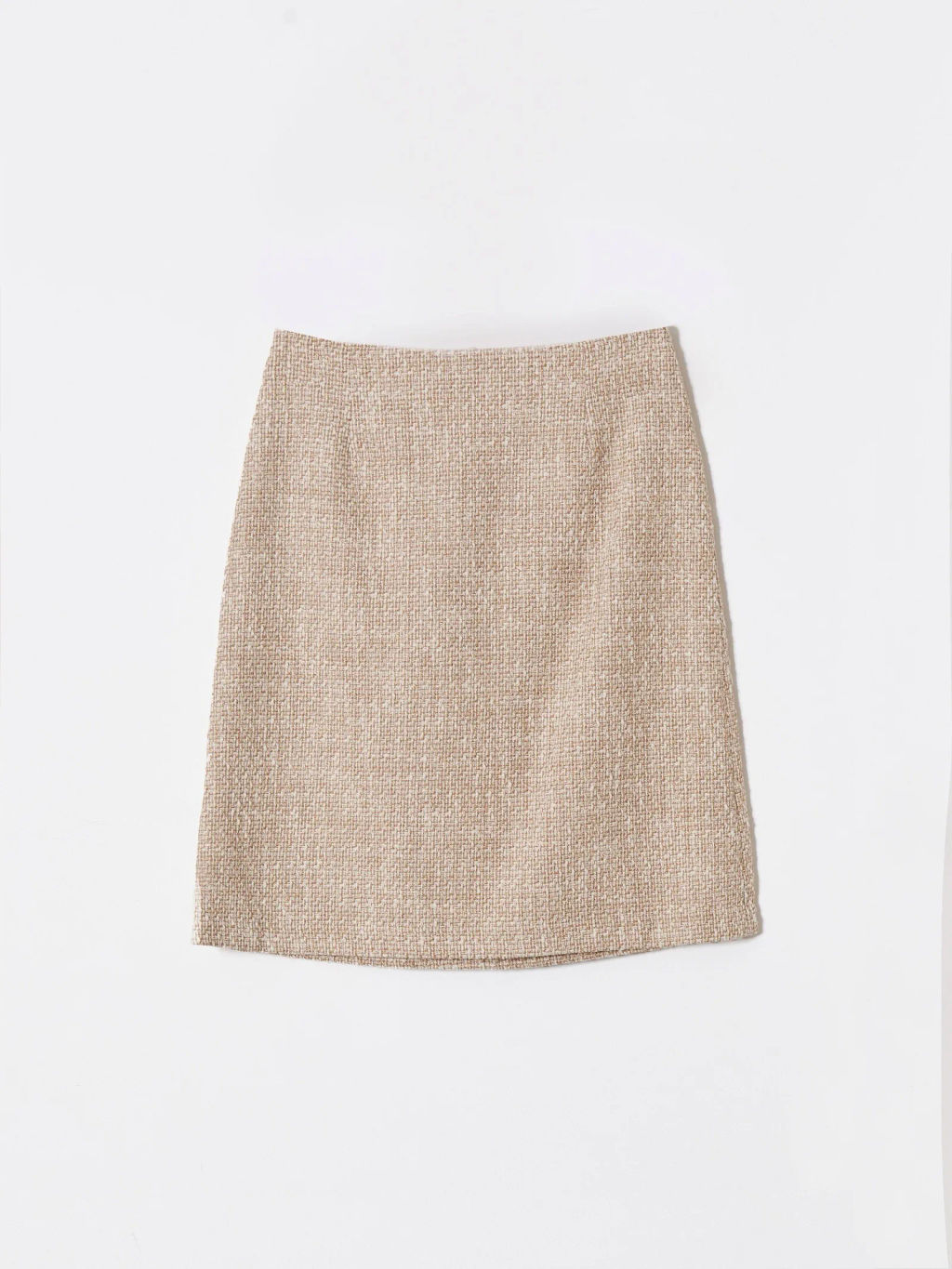 Юбка а-силуэта из 100% вискозы, S1057/biscuit