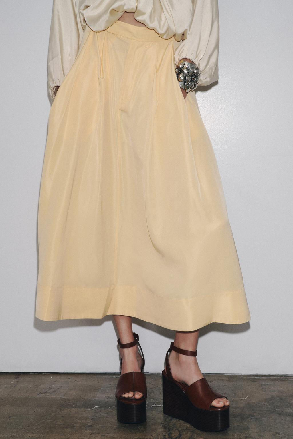 ZW COLLECTION MIDI SKIRT - Zara фото 2