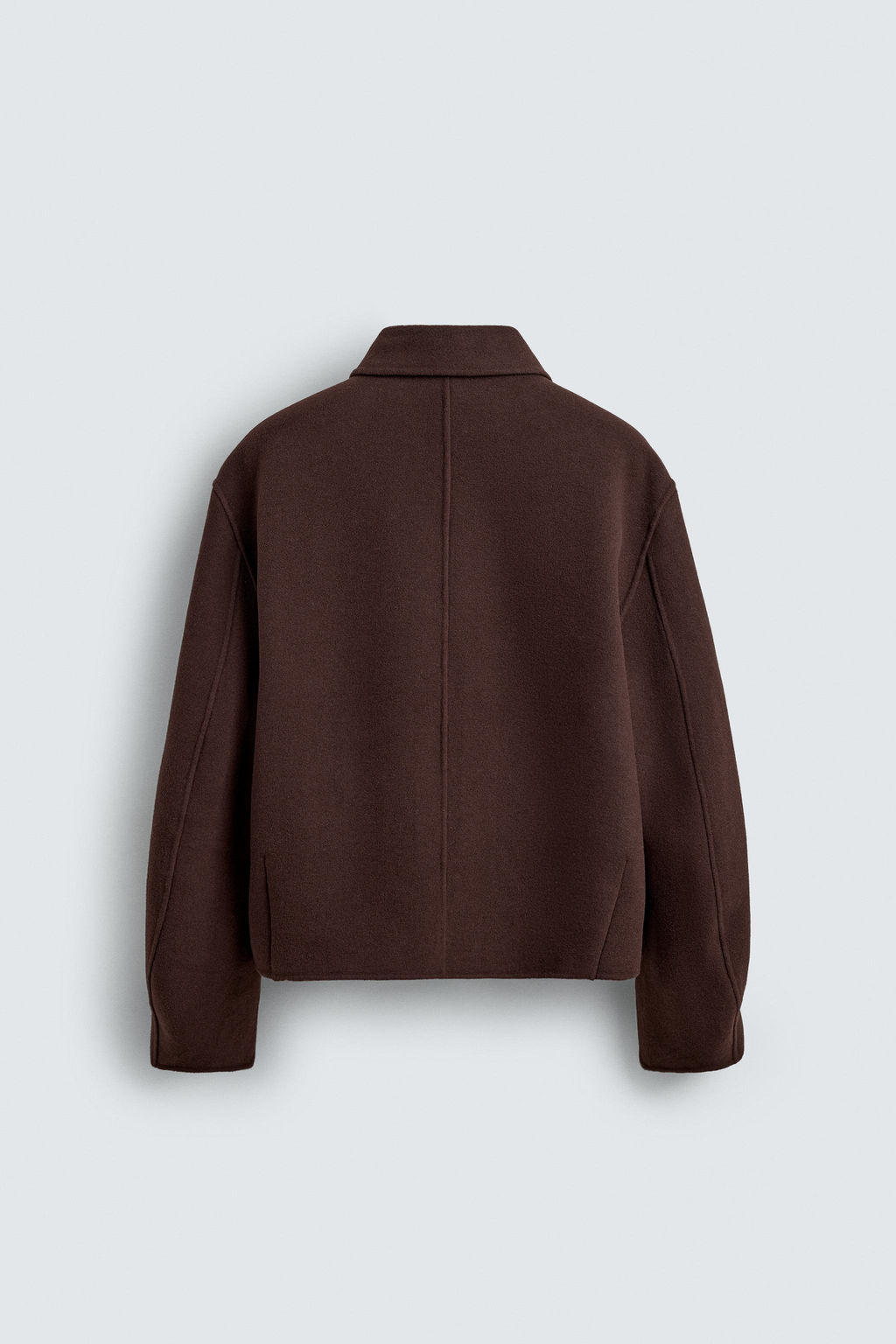BOXY FIT WOOL BLEND JACKET - Zara фото 8