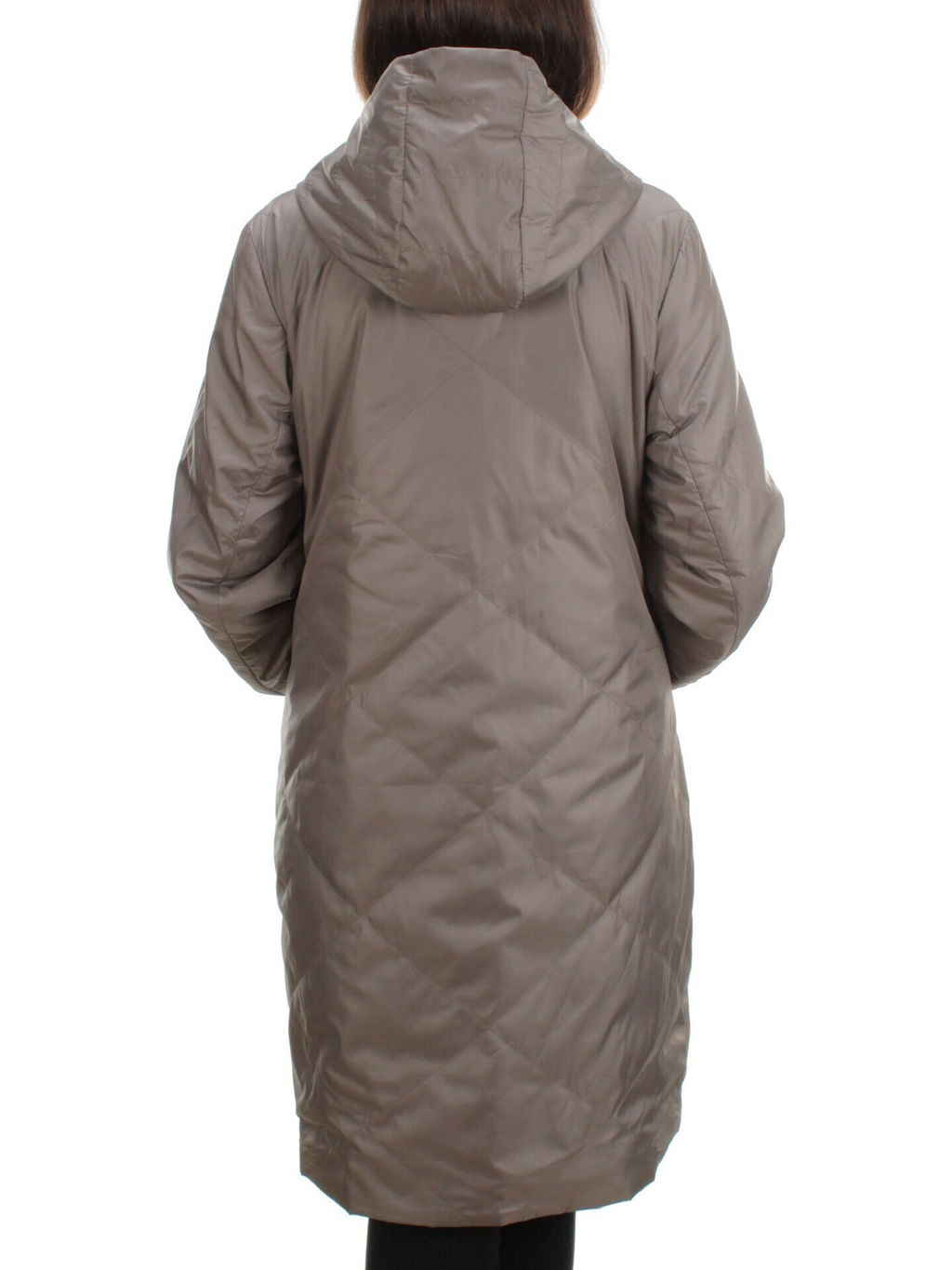 22098 DK.BEIGE Куртка демисезонная двухсторонняя женская (80 гр. синтепон) - Fashion фото 5