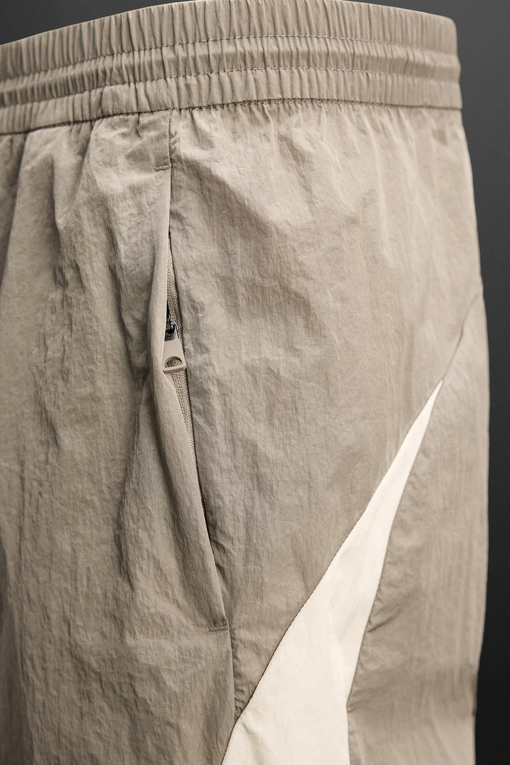 COLOUR BLOCK TECHNICAL JOGGERS - Zara фото 18