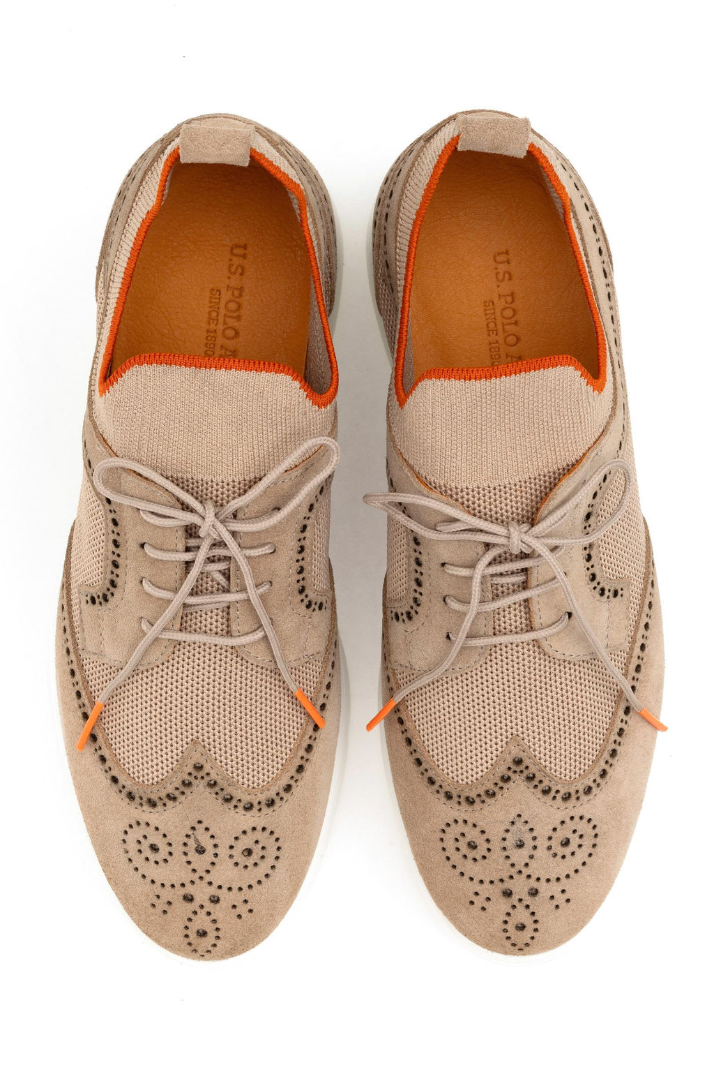 U. S. Polo Assn / Мужская бежевая обувь - U.s. polo assn фото 6