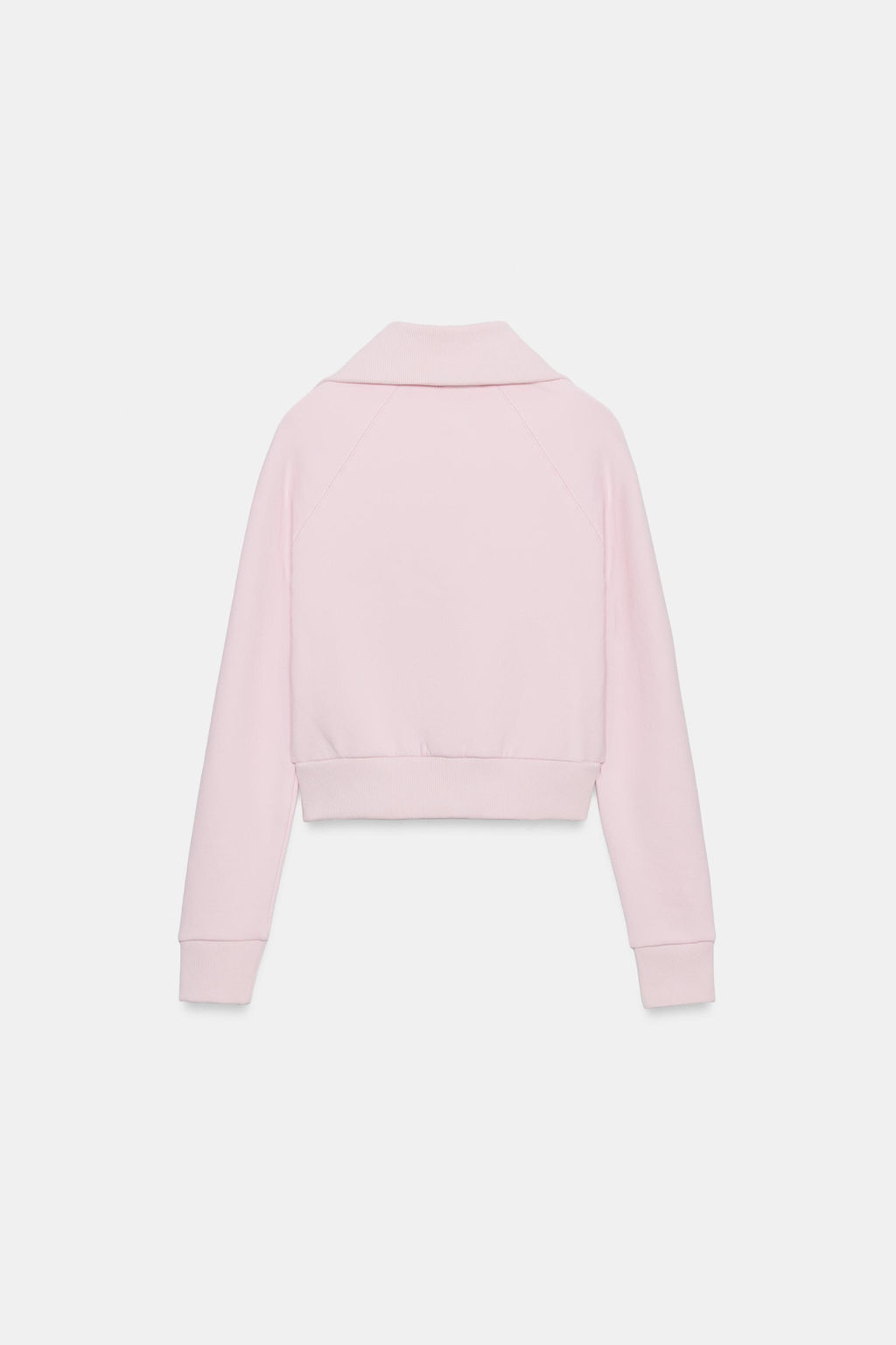 CHAQUETA FELPA CREMALLERA / Rosa pastel - Zara фото 6