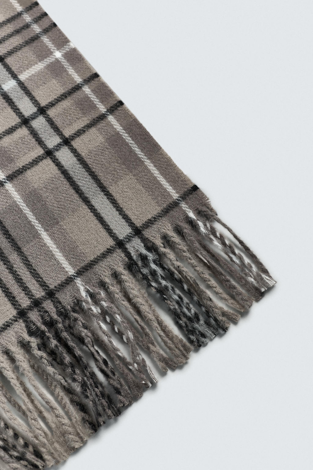 COMBINED CHECK SCARF - Zara фото 5