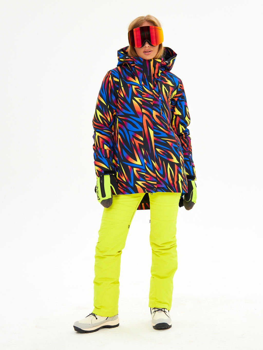 Женская горнолыжная сноубордическая куртка Alpha Endless Ultra Chaleur SNB 423/316_1 Разноцветный  фото 34