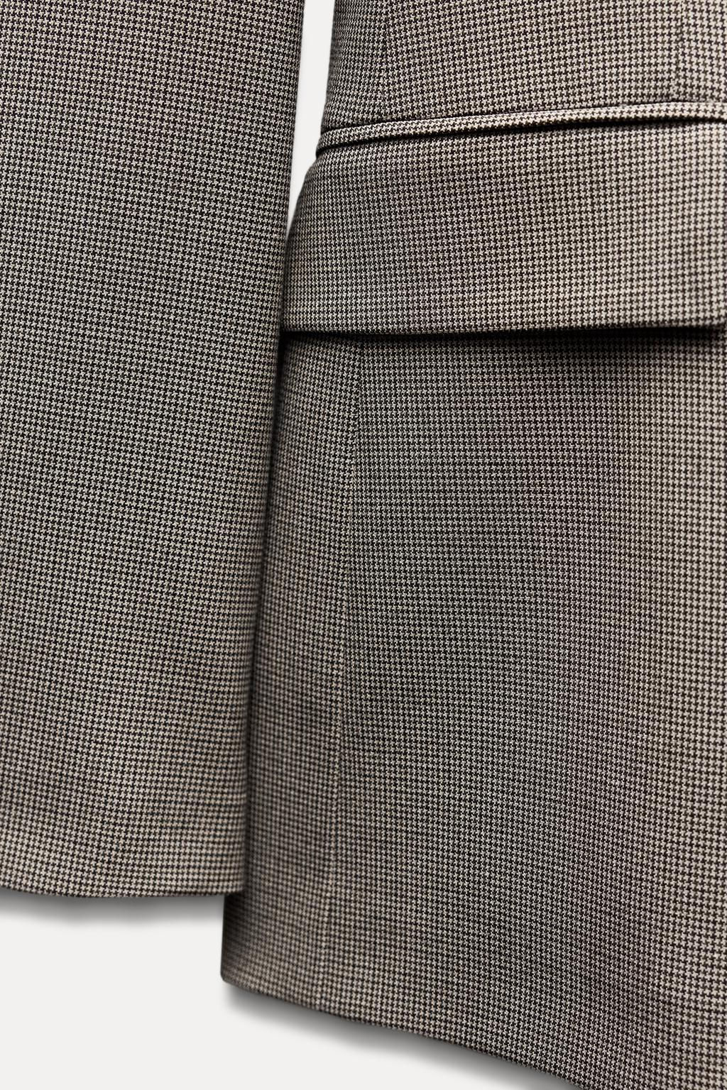 HOUNDSTOOTH BLAZER - Zara фото 9