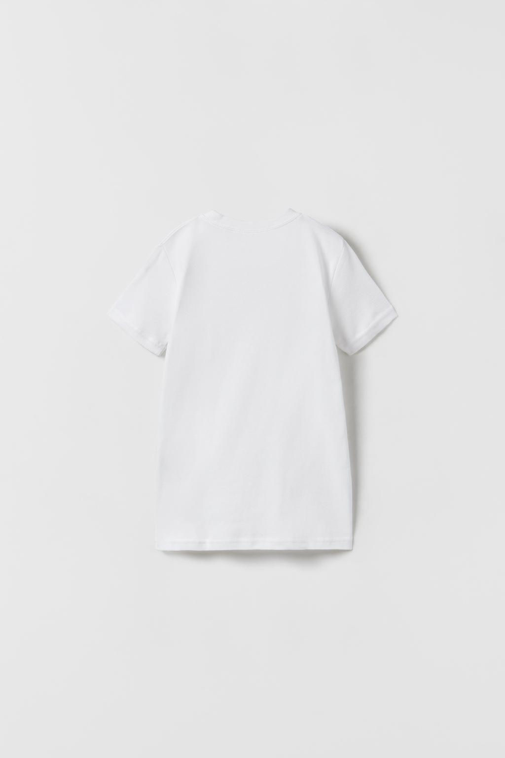 AGES 6-14/ 2-PACK OF BASIC T-SHIRTS - Zara фото 3