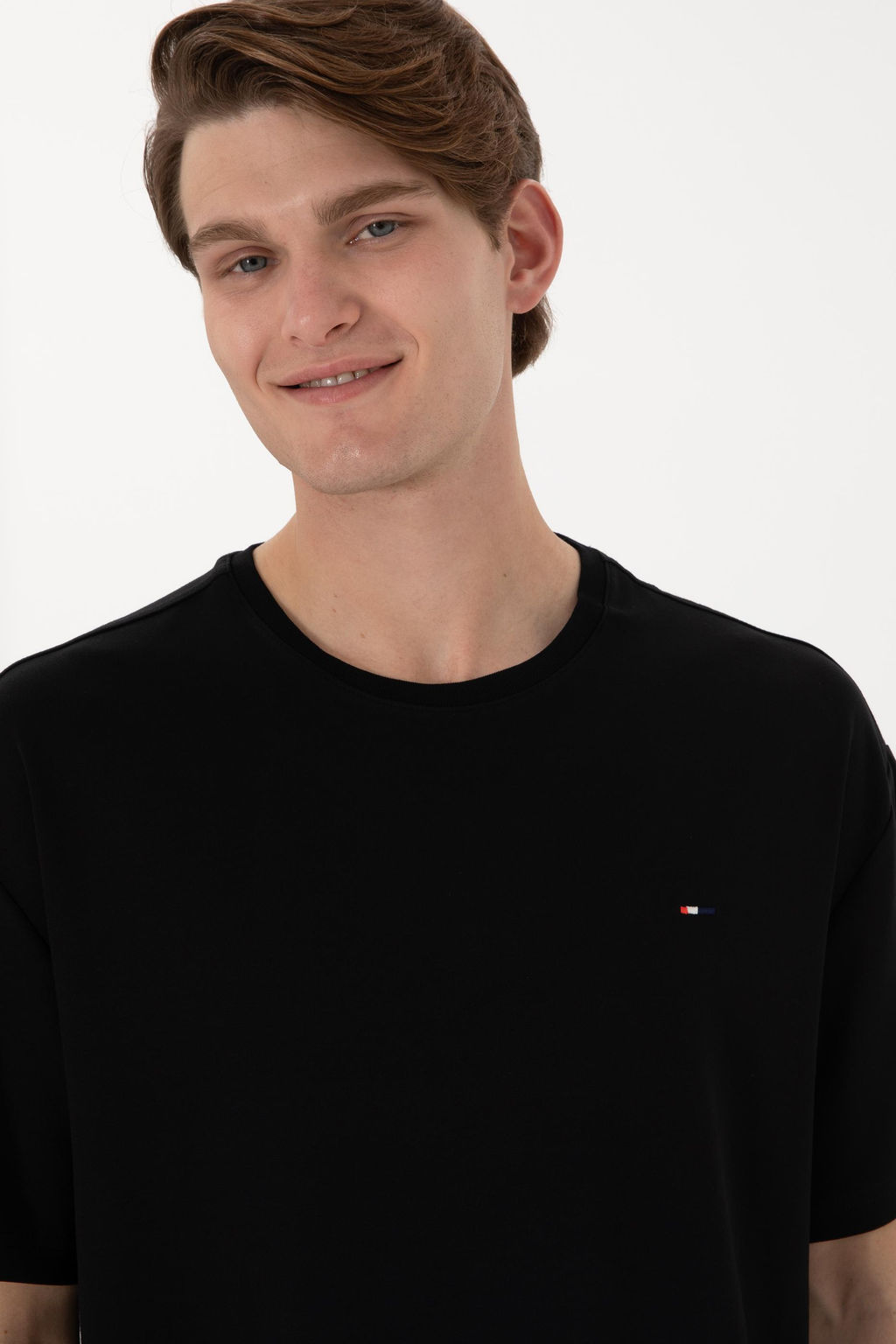 Erkek Comfort Fit Bisiklet Yaka Siyah Ti__rt Sepette S_rpriz _ndirim - U.s. polo assn фото 2