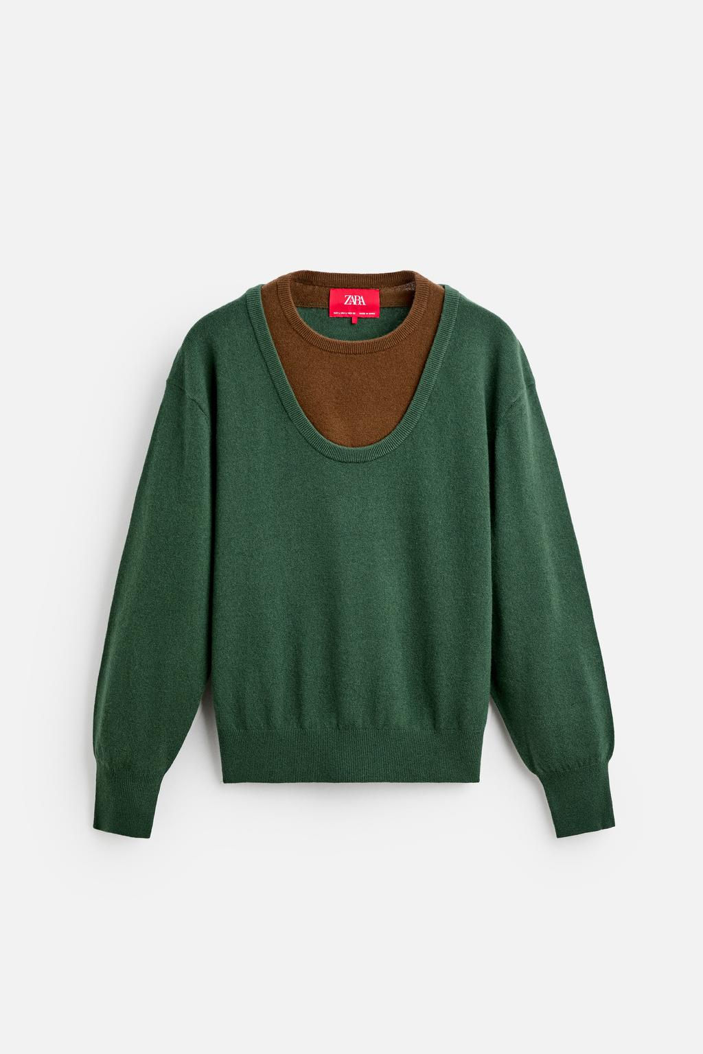 COLOUR BLOCK WOOL SWEATER X HARRY LAMBERT - Zara фото 7