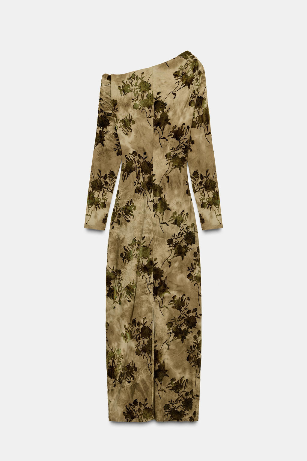 GATHERED FLOCKED DRESS - Zara фото 8