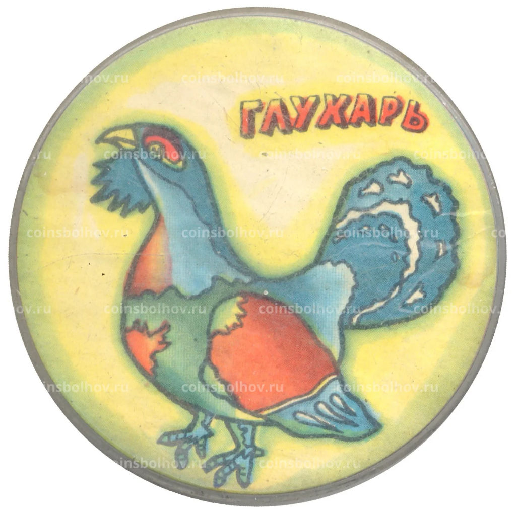 Значок Глухарь