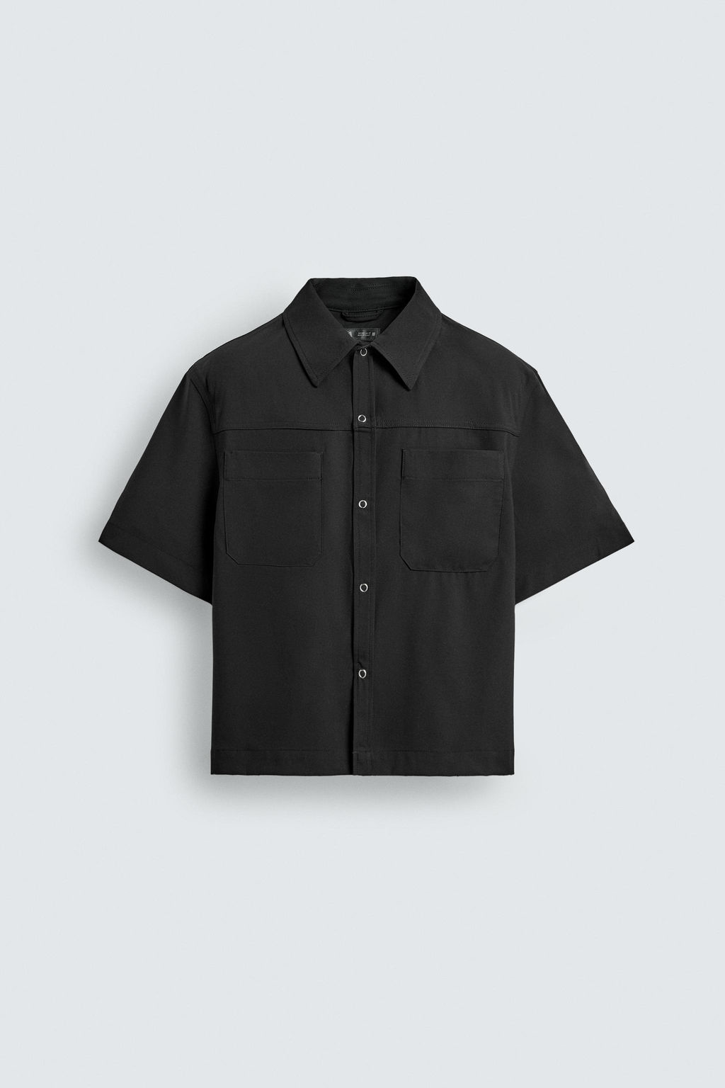 CAMISA T?CNICA RELAXED FIT / Negro - Zara фото 7