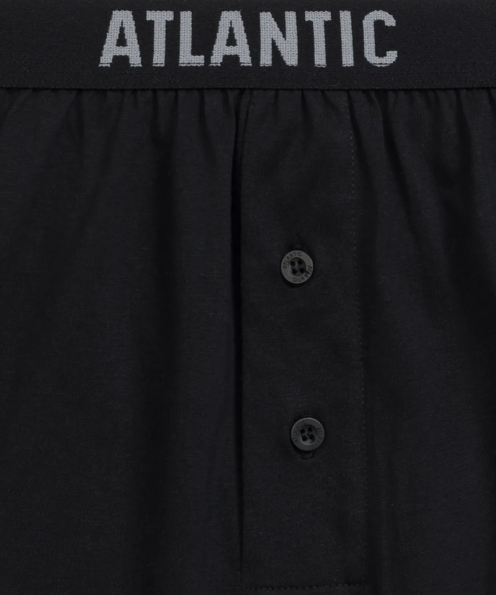 ATLANTIC 2MBX-025 Трусы боксеры Solid - набор 2 шт. черный + серый меланж  фото 5