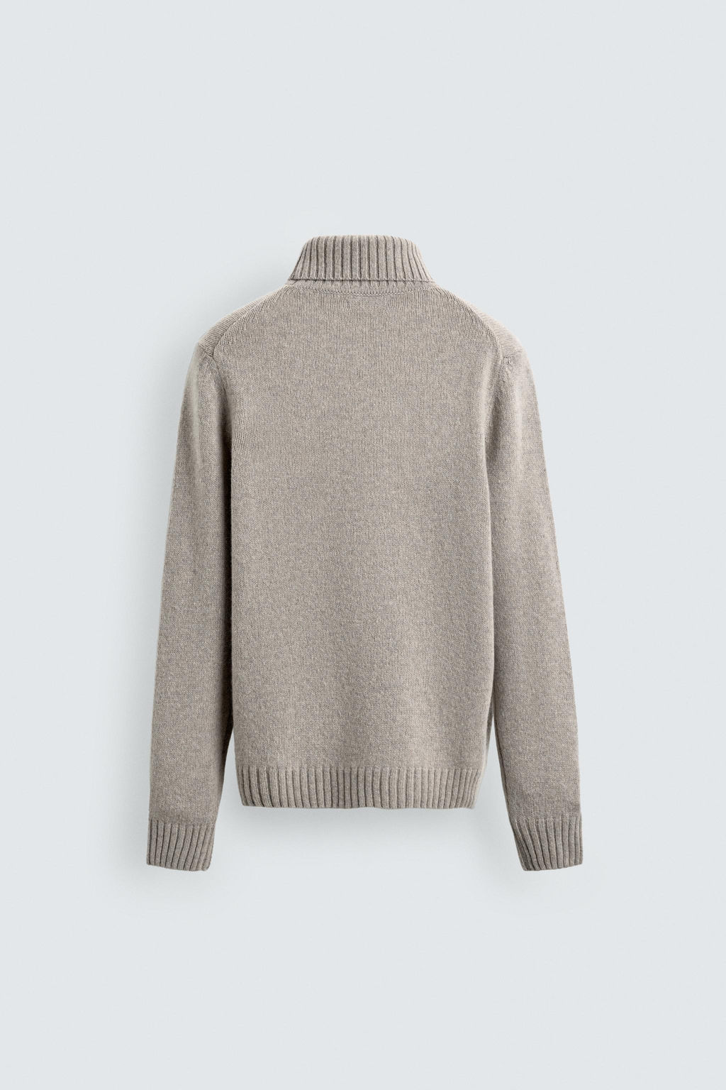 WOOL BLEND HIGH NECK JUMPER - Zara фото 7