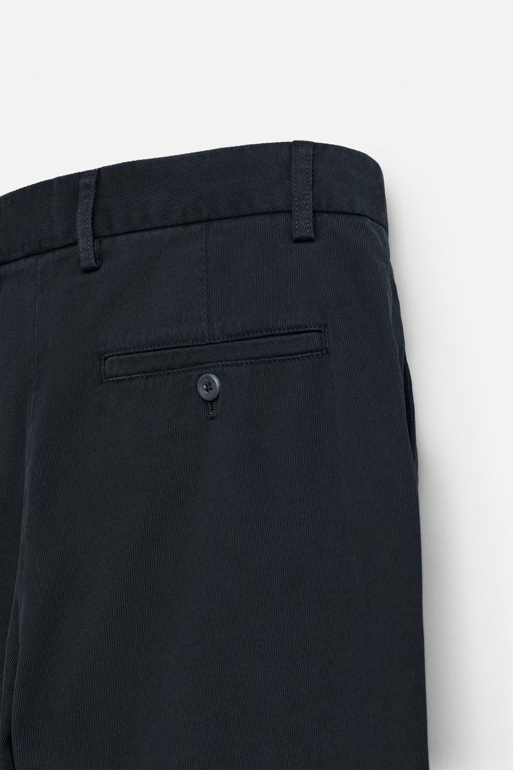 TWILL CHINO TROUSERS - Zara фото 18