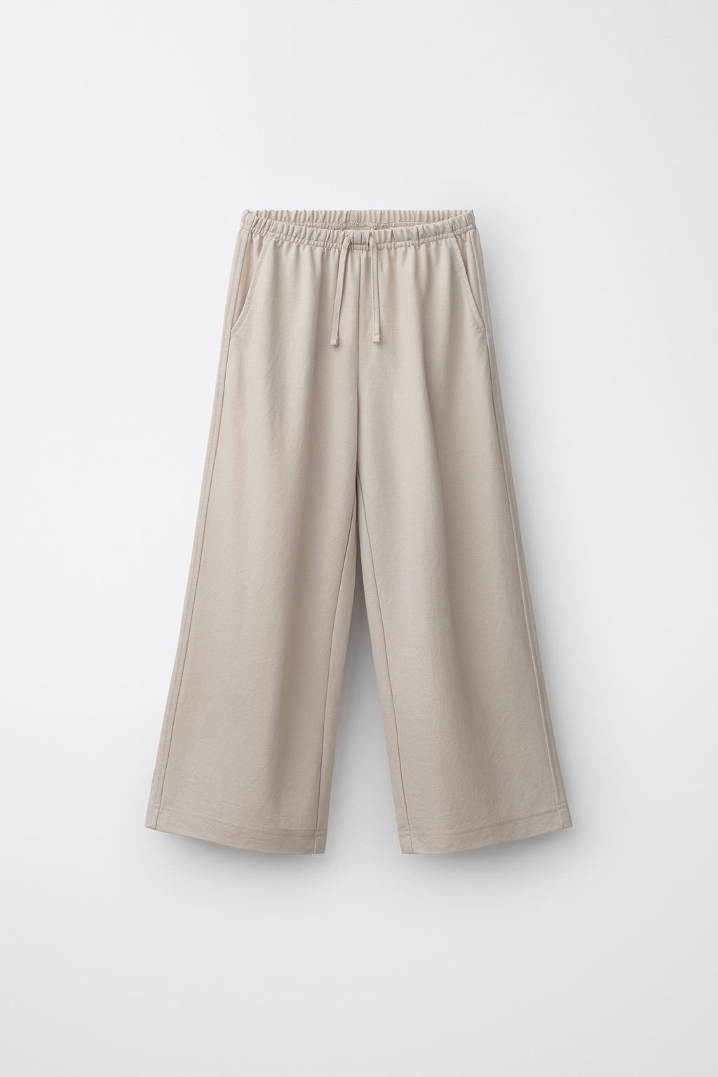 PANTAL?N WIDE LEG PIJAMERO / Crudo - Zara фото 5