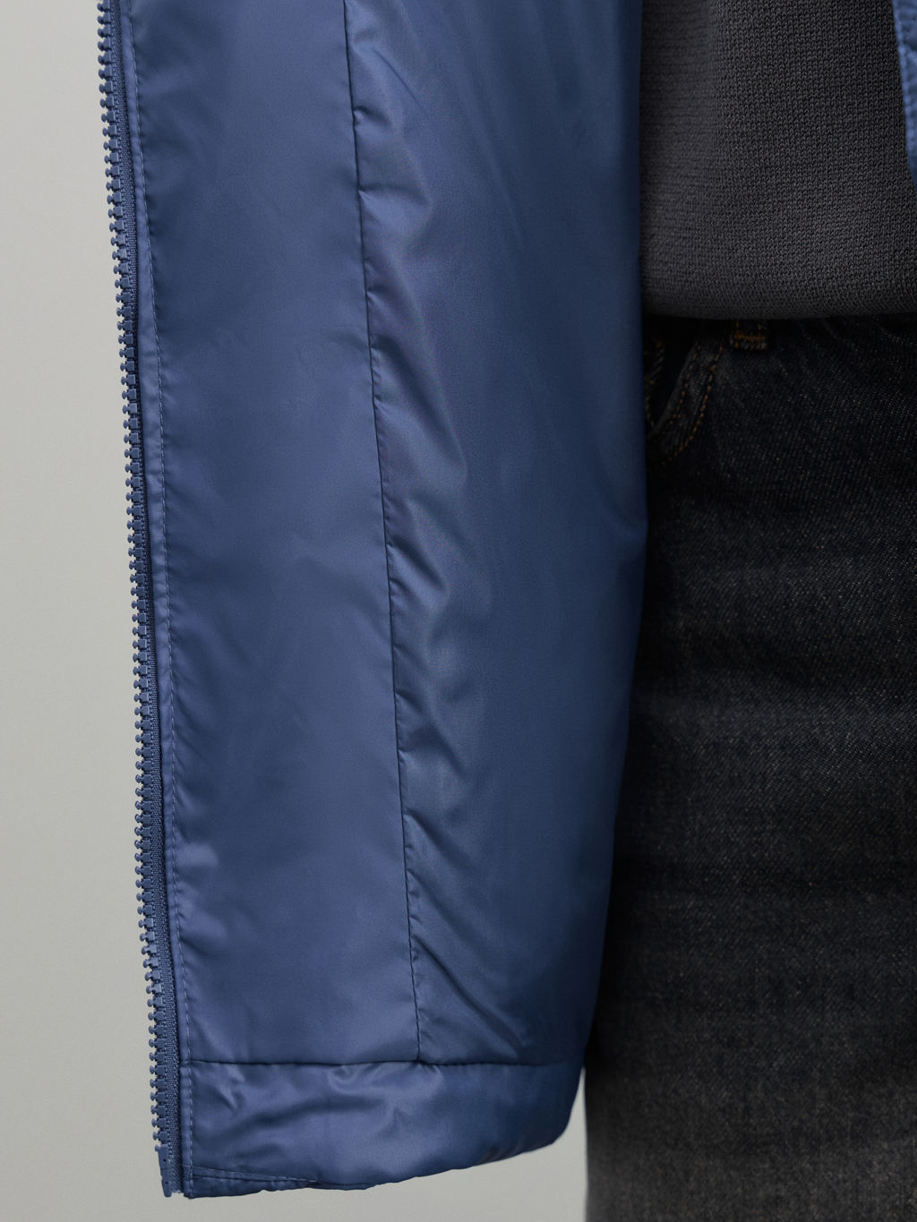 Куртка стеганая с капюшоном на натуральном утеплителе / Zarina  фото 8