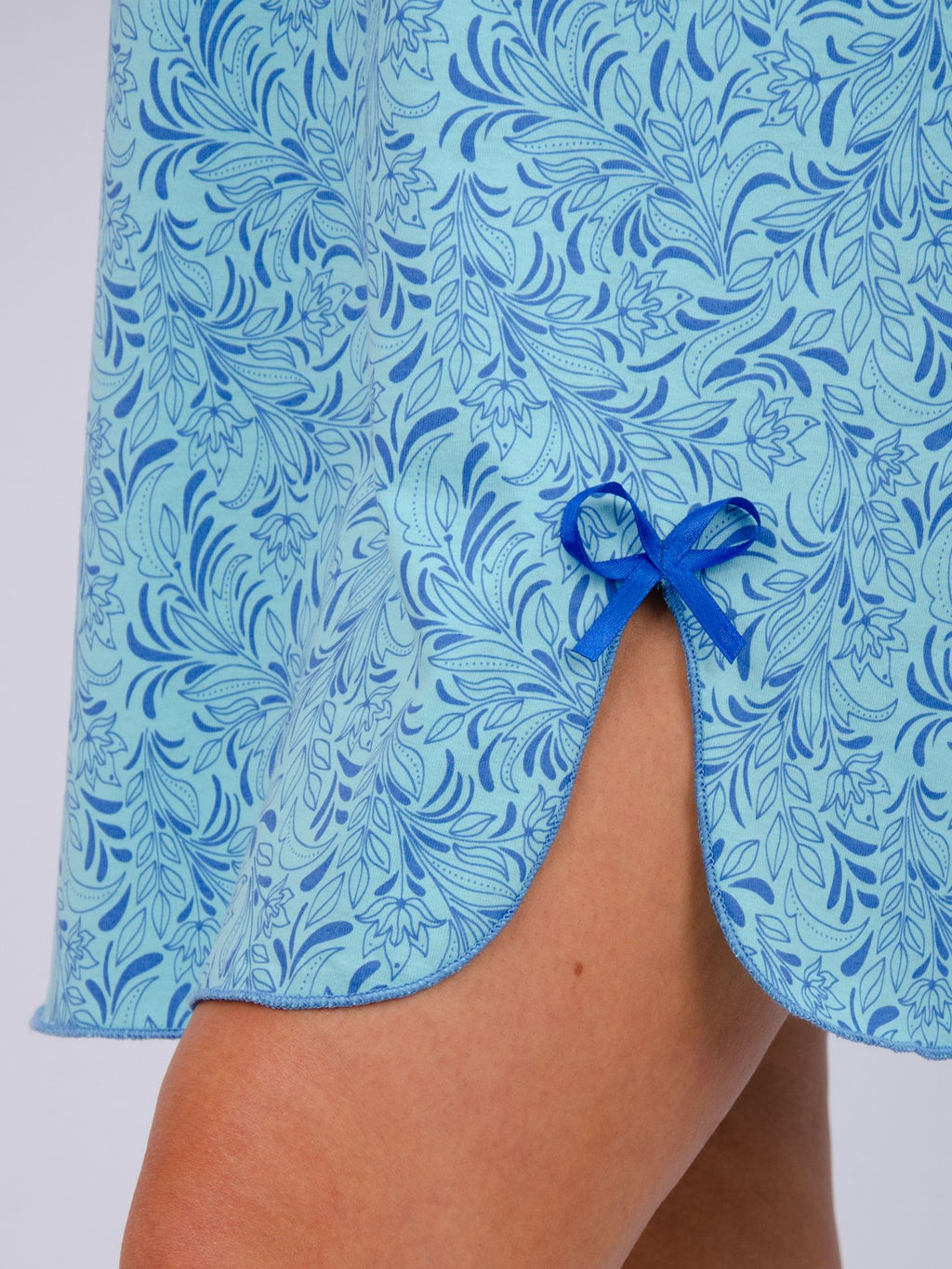 Сорочка "Катюша" бирюза, трикотаж