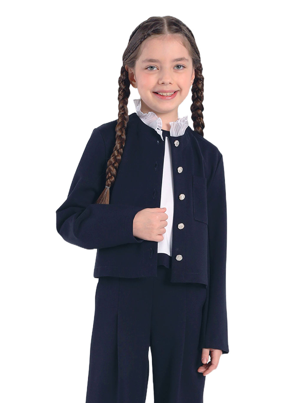 Школьный жакет для девочки О77027 - Карамелли фото 8
