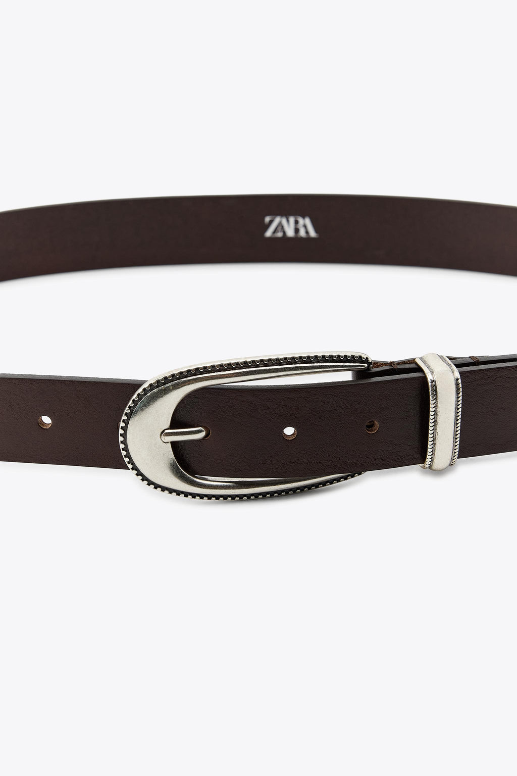 METAL BUCKLE BELT - Zara фото 4