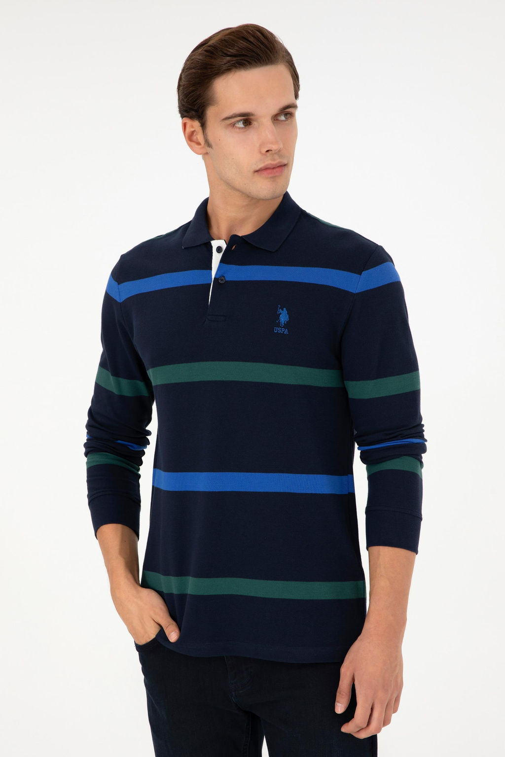 Мужской темно-синий свитшот Неожиданная скидка в корзине - U.s. polo assn фото 3